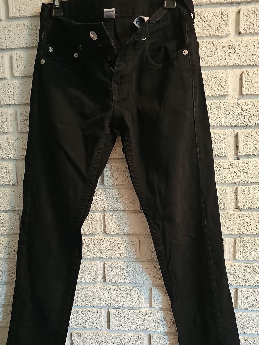 True Religion Black Jeans with Signature Label